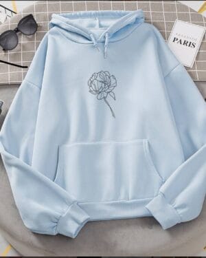 Rose Flower Hoodie