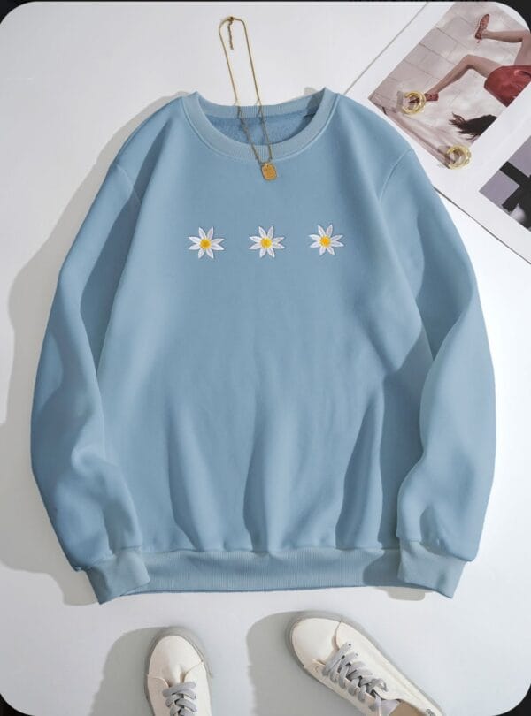 3 Flower Sweatshirt