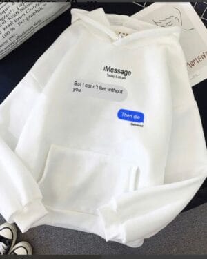 iMessage hoodie