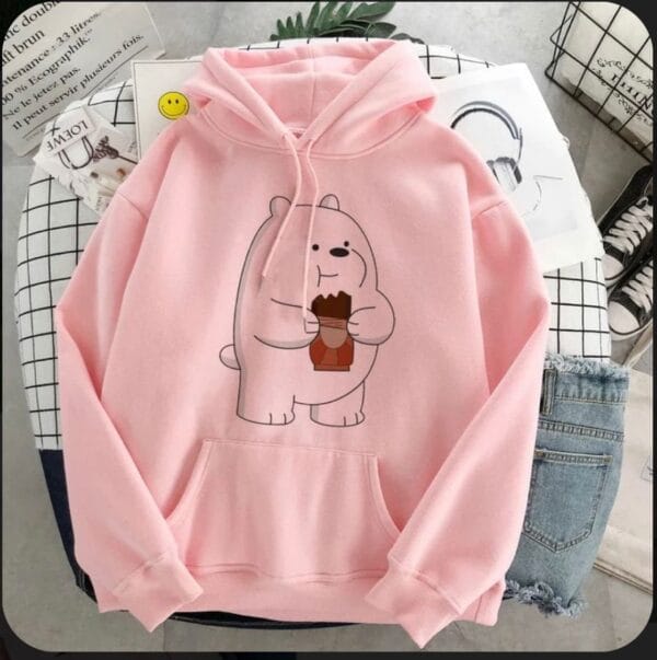 Bears eating choco hoodie