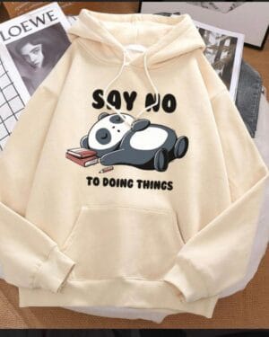 Say No Panda hoodie
