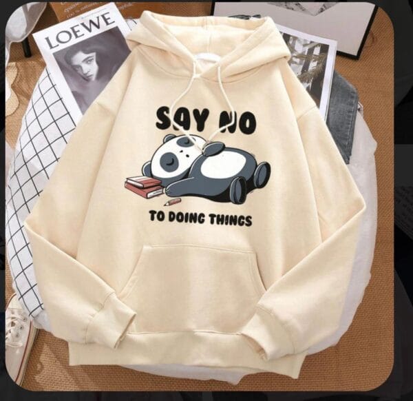 Say No Panda hoodie