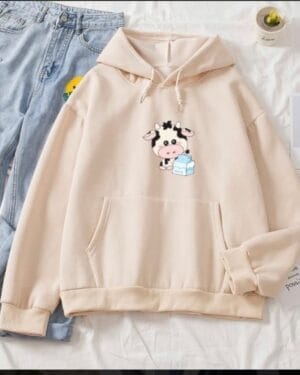 Cow milk hoodie