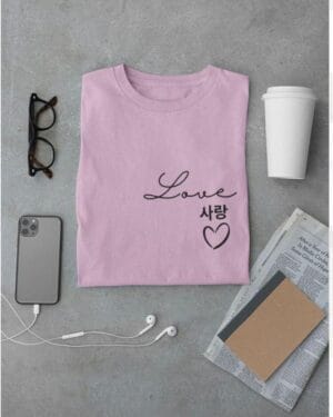 Lo china heart tee
