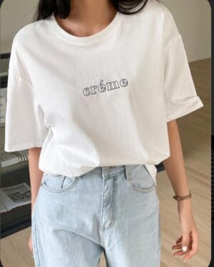 CREME CLASSY TEE