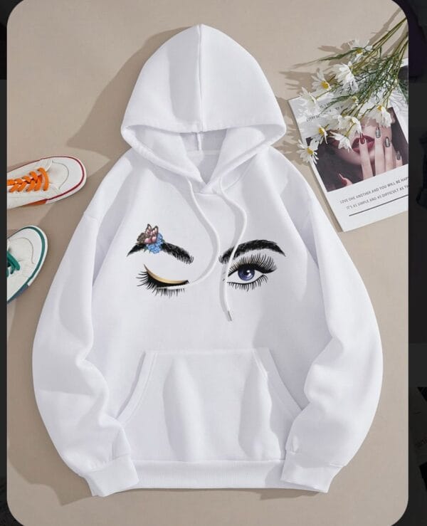 Eye lashes Hoodie