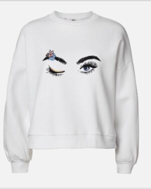 Eye lashes Up sweatshirt