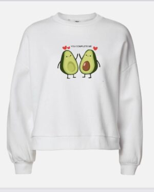 You Completed me avocado sweatshirt