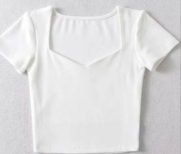 V shape Cross Half sleeve Top