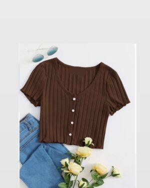 Button Top Half Sleeves