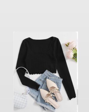 Broad Neck Top