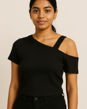 One Shoulder Choker Top