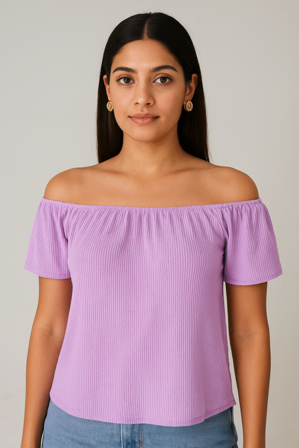 Off Shoulder Half Sleeves
