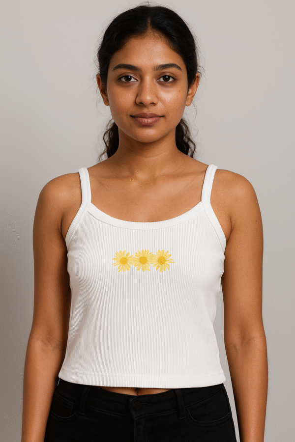 Tri Flower Tank top