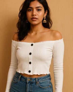 Off Shoulder Full Sleeves