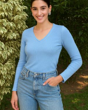 V neck Full Sleeves