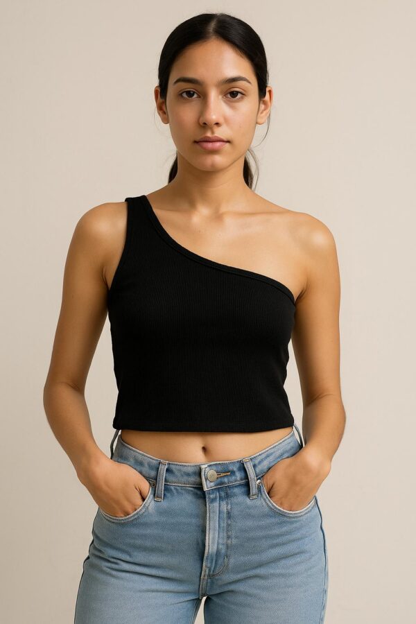 Sleek One Shoulder Top