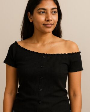 Off Shoulder Half Sleeves
