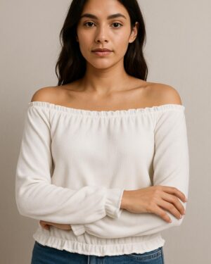 Frill Off Shoulder Top