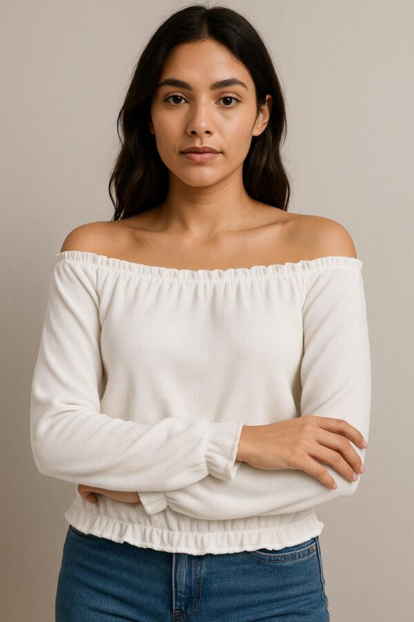 Frill Off Shoulder Top