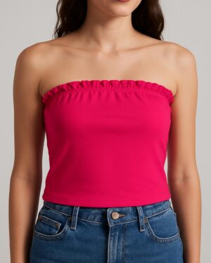 Frill Tube Top