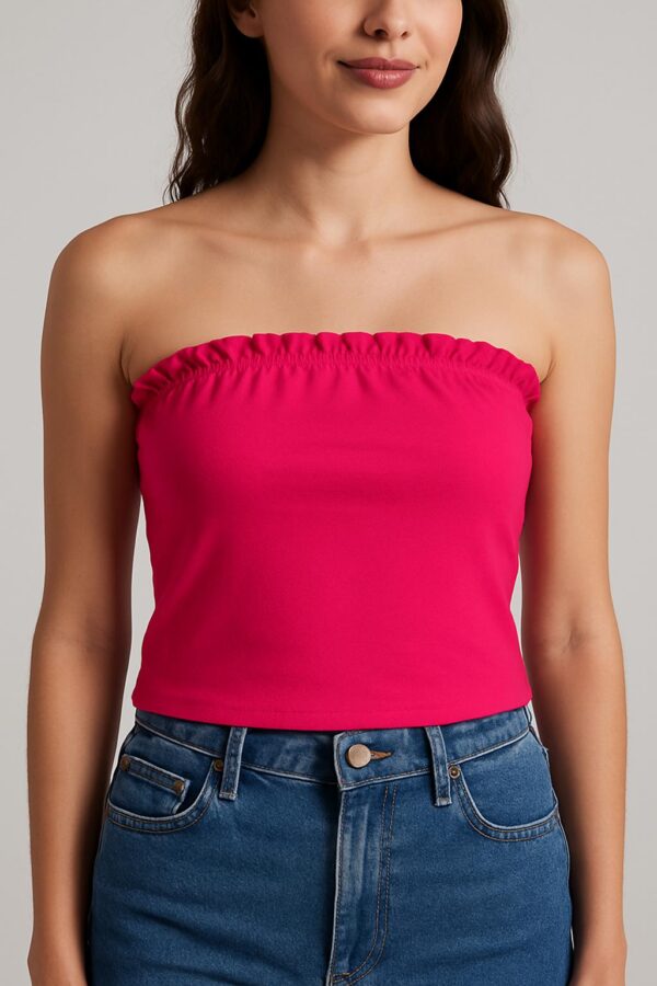 Frill Tube Top