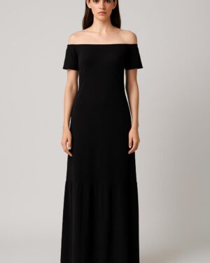 Off Shoulder Dress Half Sleeve
