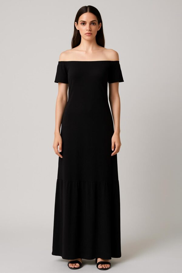 Off Shoulder Dress Half Sleeve
