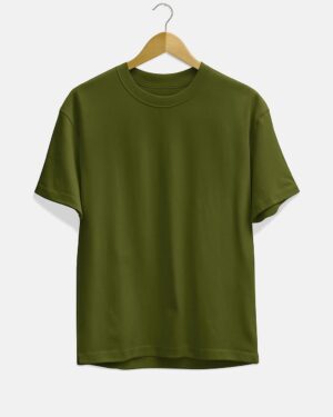 Olive Green  Basic Tshirt