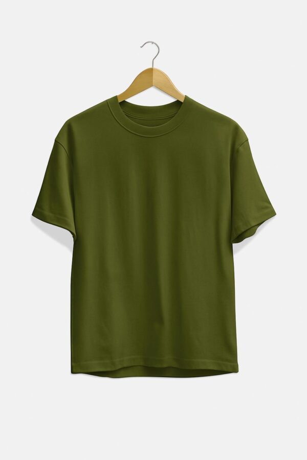 Olive Green  Basic Tshirt