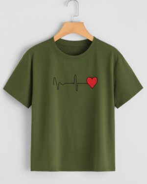 Heart rate tee