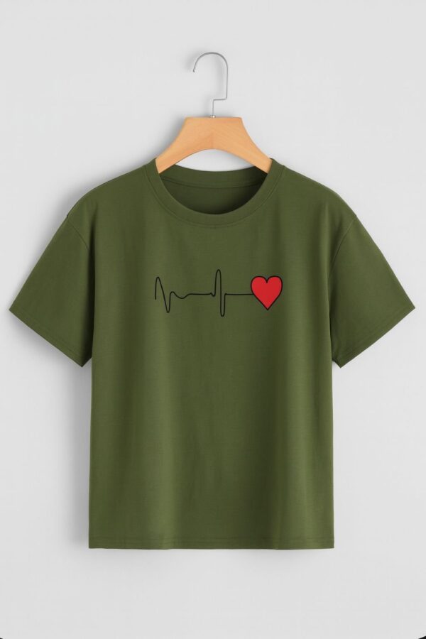 Heart rate tee