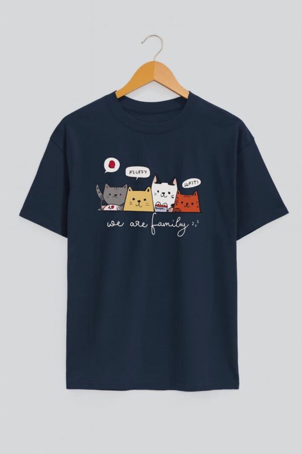 We are family cat tee
