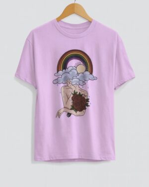Cloud girl tee