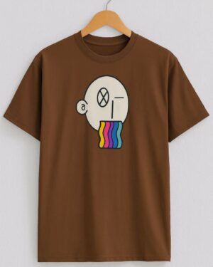 Rainbow bubblegum tee