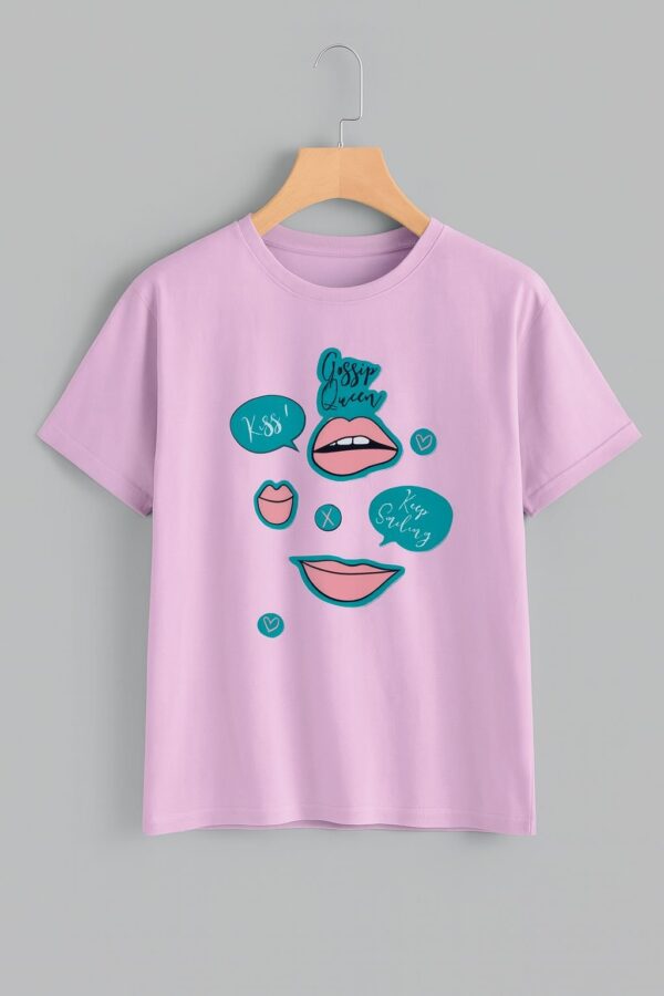 Red lip tee