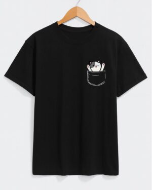 Pocket Cat knot Black