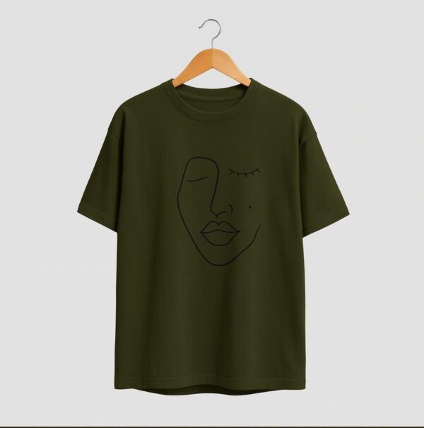 Lady face shade tee