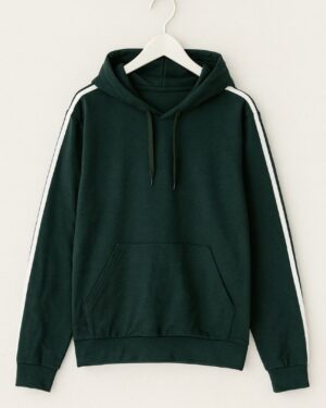 Strip crop hoodie