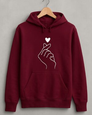 Finger Twiced crop hoodie  Quantity-4