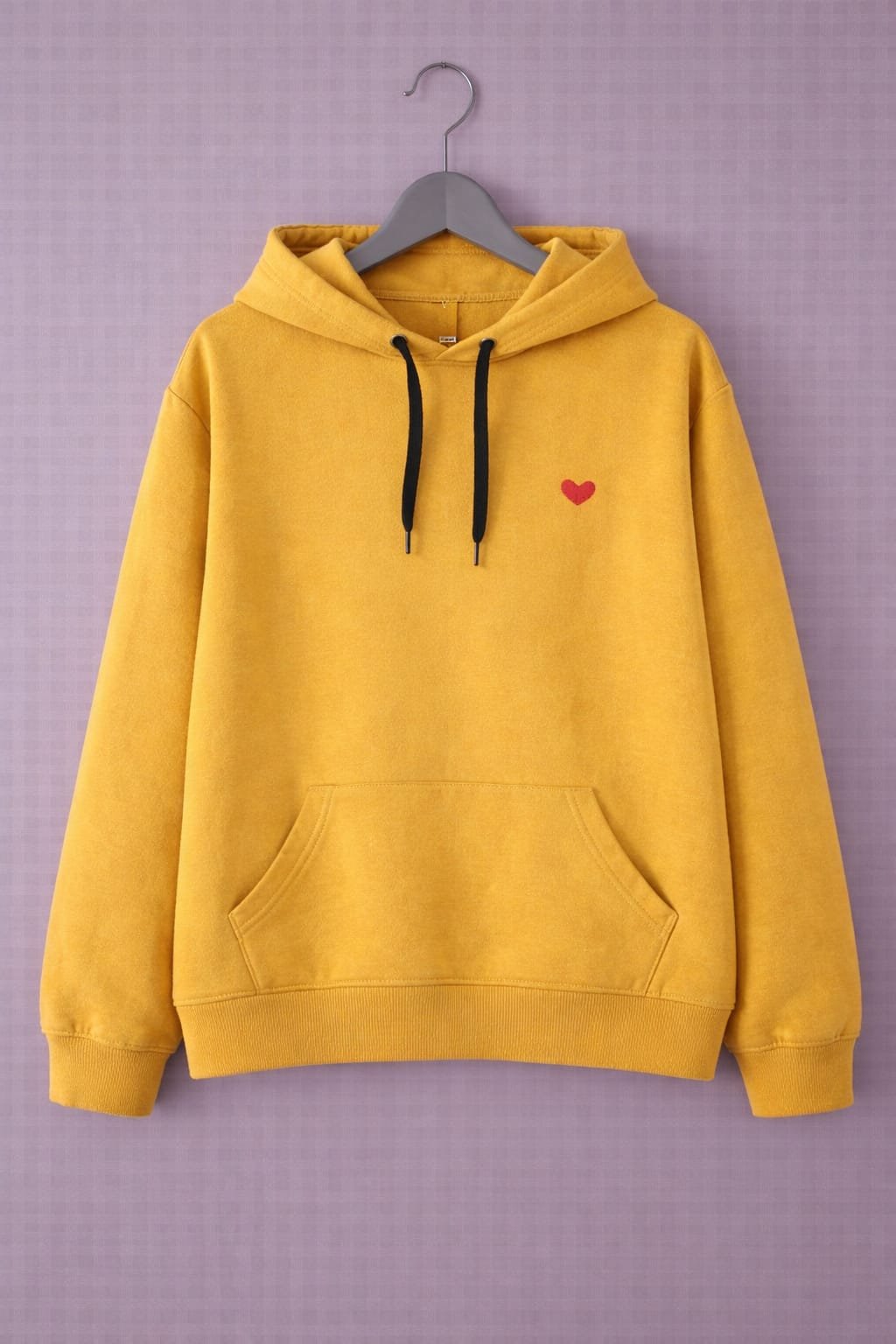 Small Heart Crop Hoodie