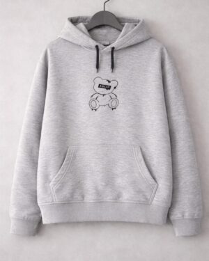 A Bear Teddy Crop Hoodie