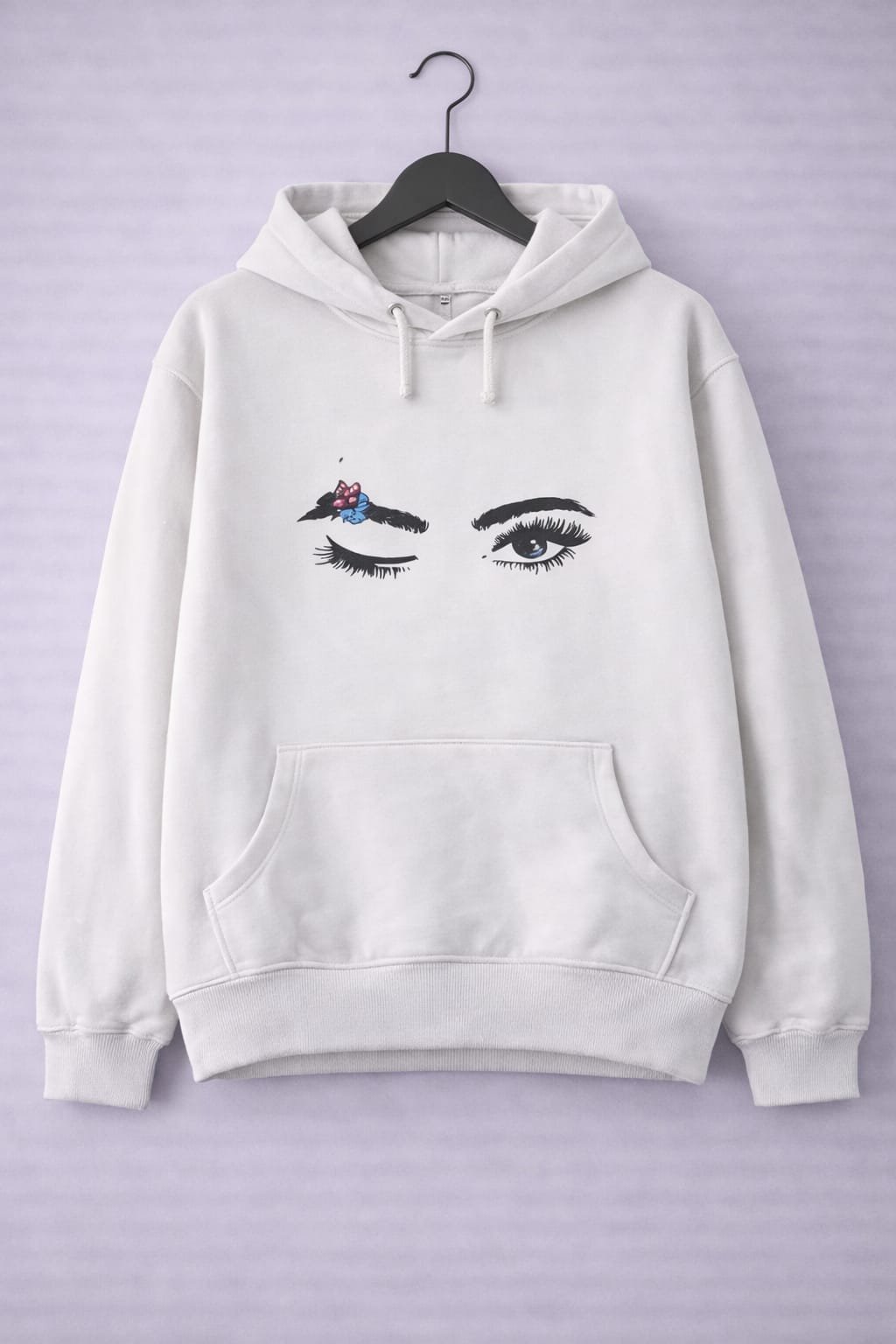 Eyelashes hoodie