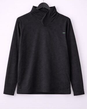 Collar Rib Top Full Sleeves