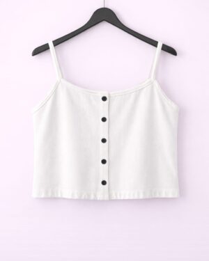 Camie button top
