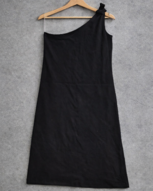 Black One-Shoulder Dress