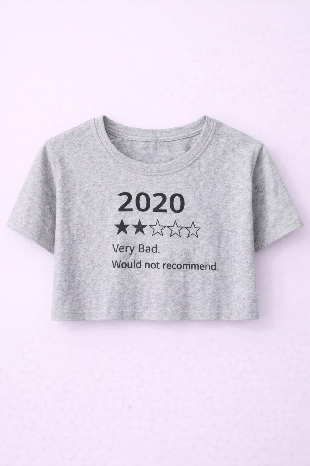 Very Bad Rating crop tee