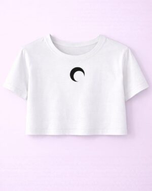 Moon crop tee