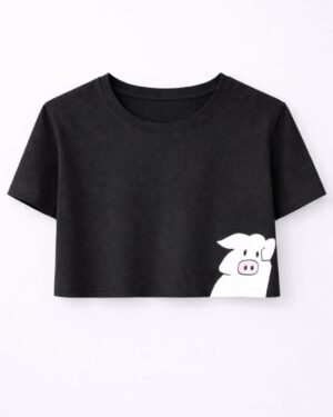 Peppa pig crop tee