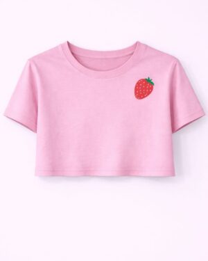 Strawberry pink tee